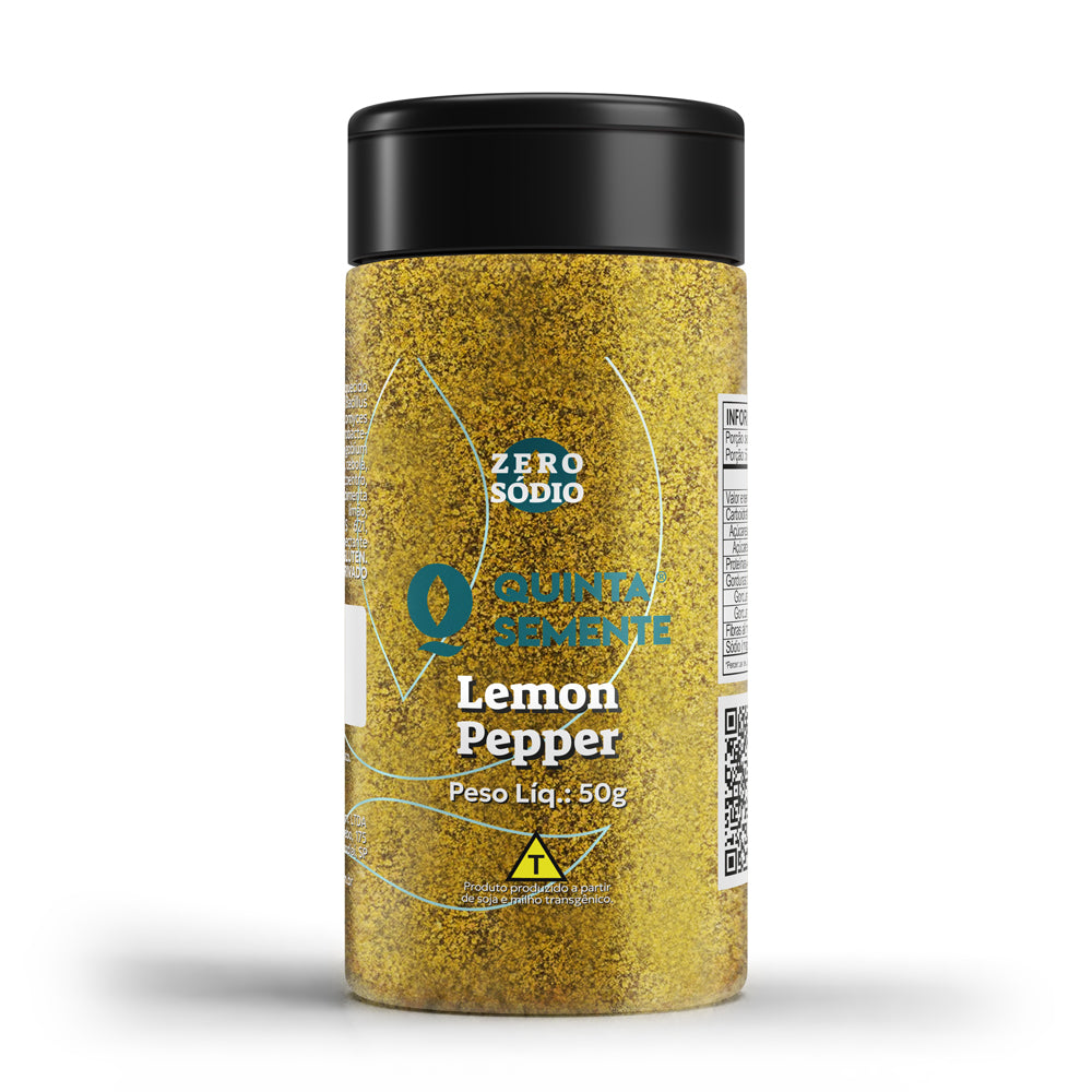 TEMPERO LEMON PEPPER ZERO SÓDIO 50G