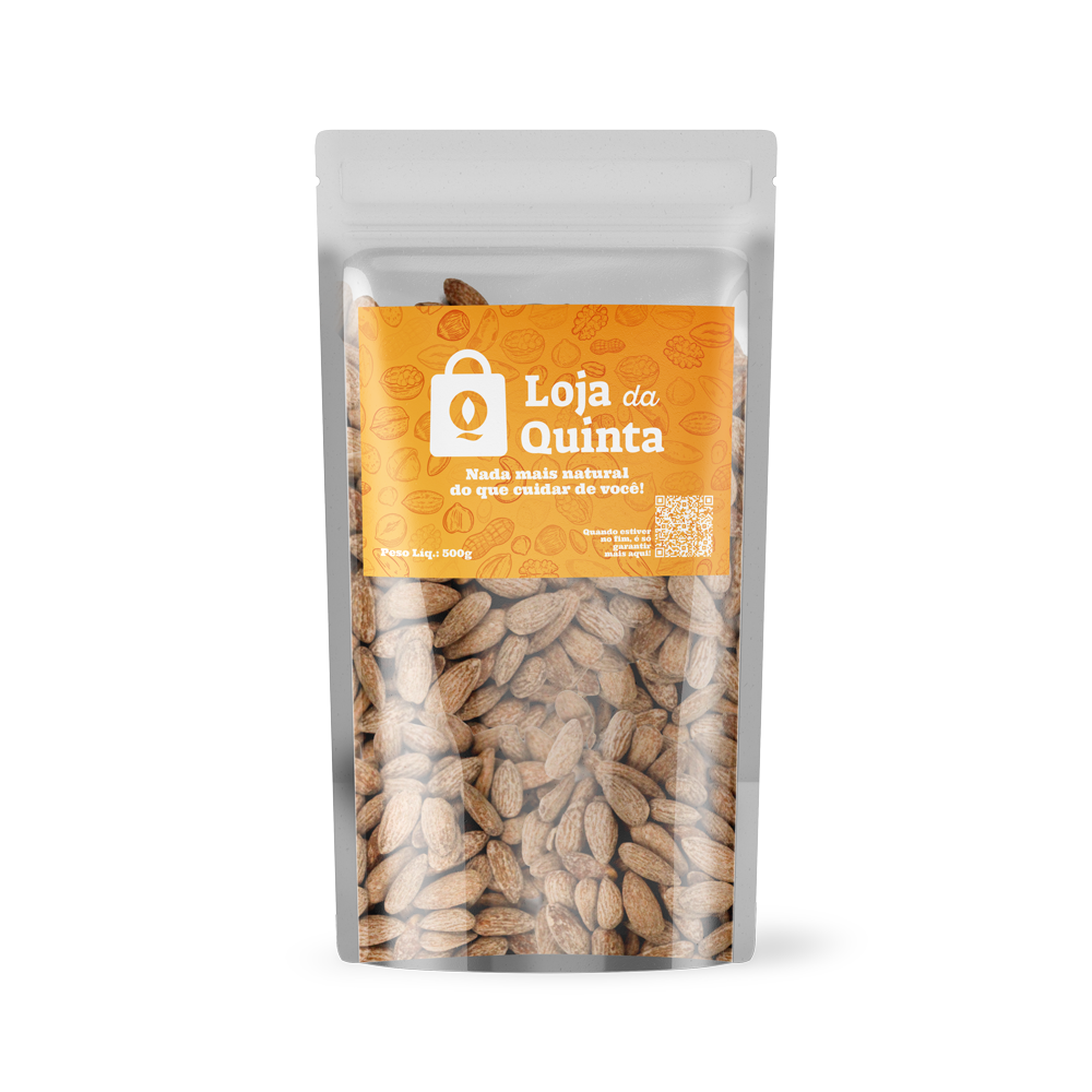 AMENDOA TORRADA E SALGADA 500G