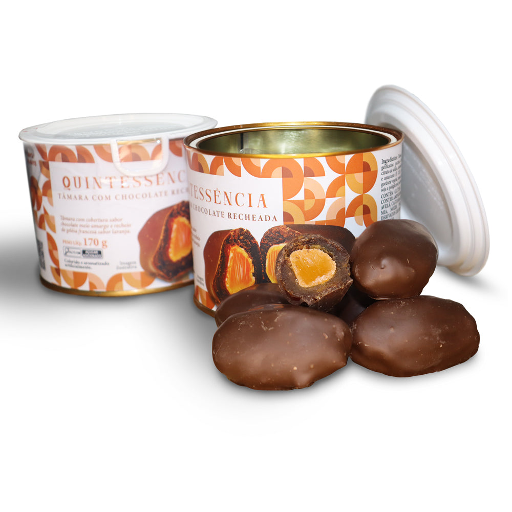 TÂMARA COM CHOCOLATE RECHEADA