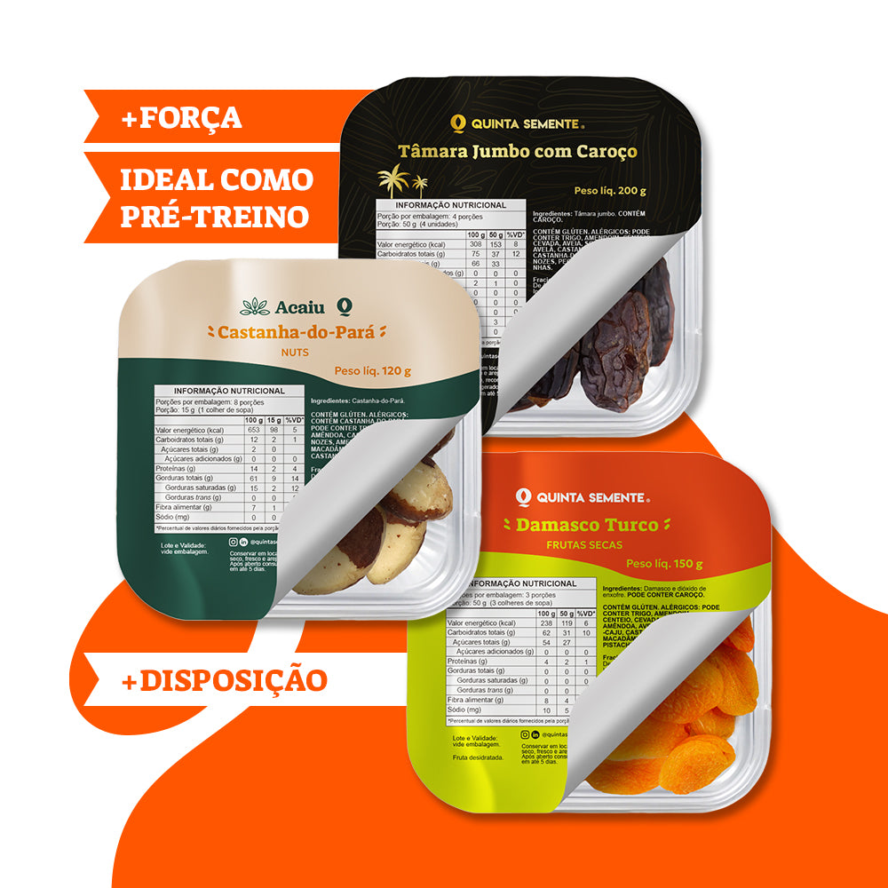 Kit Pré-treino Natural