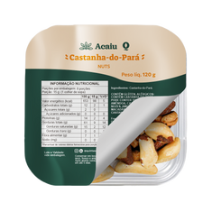 CASTANHA DO PARÁ INTEIRA 120G