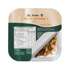 MIX DE CASTANHAS SELECIONADAS 120G