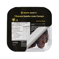 TÂMARA JUMBO COM CAROÇO 200G