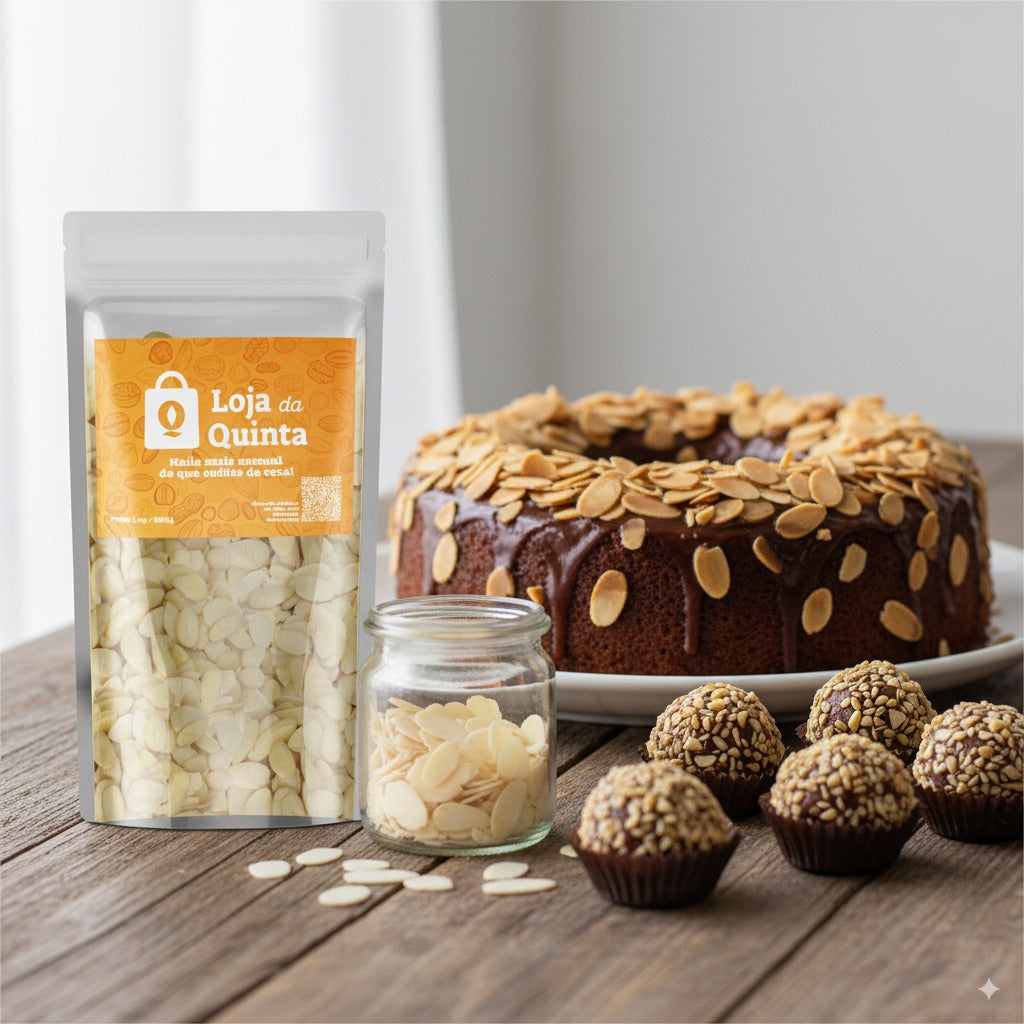 AMENDOA LAMINADA FINA 500G