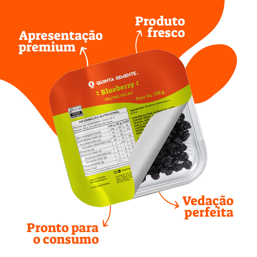 BLUEBERRY DESIDRATADO 120G