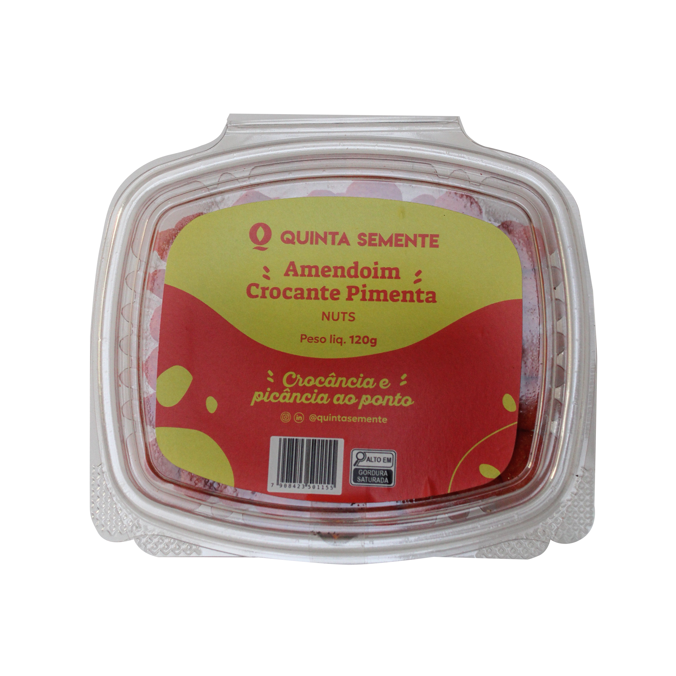 AMENDOIM CROCANTE SABOR PIMENTA 120G